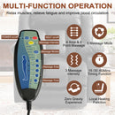 INGALIK Power Lift Recliner Chair Dual Motor, Electric Leather Recliner for Elderly with Heat and Massage, Lay Flat Assist Recliner with Side Pocket, Cup Holders