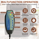 INGALIK Power Lift Recliner Chair Dual Motor, Electric Leather Recliner for Elderly with Heat and Massage, Lay Flat Assist Recliner with Side Pocket, Cup Holders