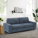 INGALIK Modern Loveseat Sofa for Living Room, Chenille Sofa and Couch with Square Armrests, Removable Sofa Cushions and Detachable Sofa Cover, Easy to Install