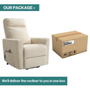 INGALIK Power Lift Recliner for Elderly, lift chairs recliners with Kneading Massage, Side Pocket, lift chair for Living room, Beige