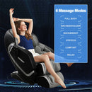 INGALIK 4D Zero Gravity Massage Chair, with Heating & Full Body Airbags Massage, Universal Size, Black