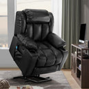 INGALIK Leather Power Lift Recliner Chair with Massage and Heat