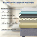 12 Inch Memory Foam Mattress, Adaptive Foam Mattress in a Box, Comfort Body Support & Pressure Relief, Medium Firm Foam Mattress, 100 Night Trial