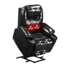 INGALIK Leather Power Lift Recliner Chair with Massage and Heat